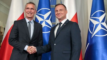 Prezydent Duda spotkał się z szefem NATO