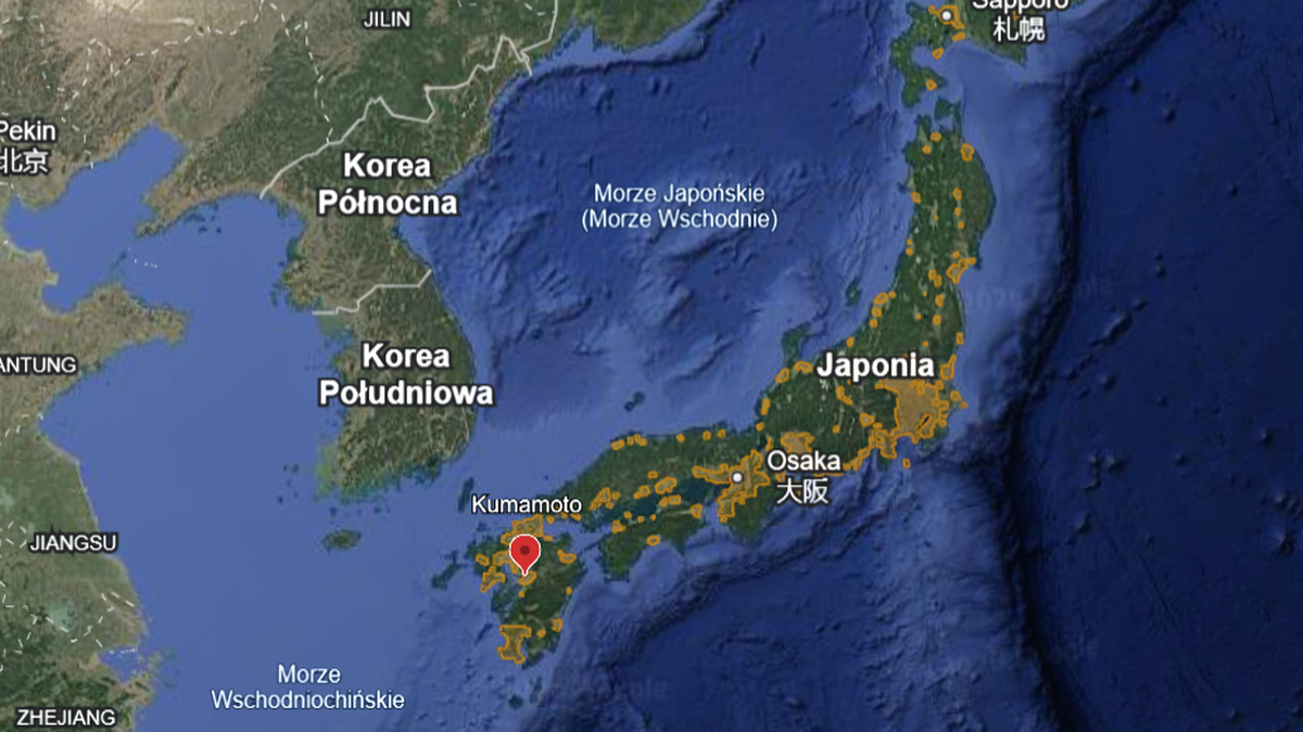 Potężne trzęsienie ziemi w Japonii. Rząd wysłał alerty ostrzegawcze