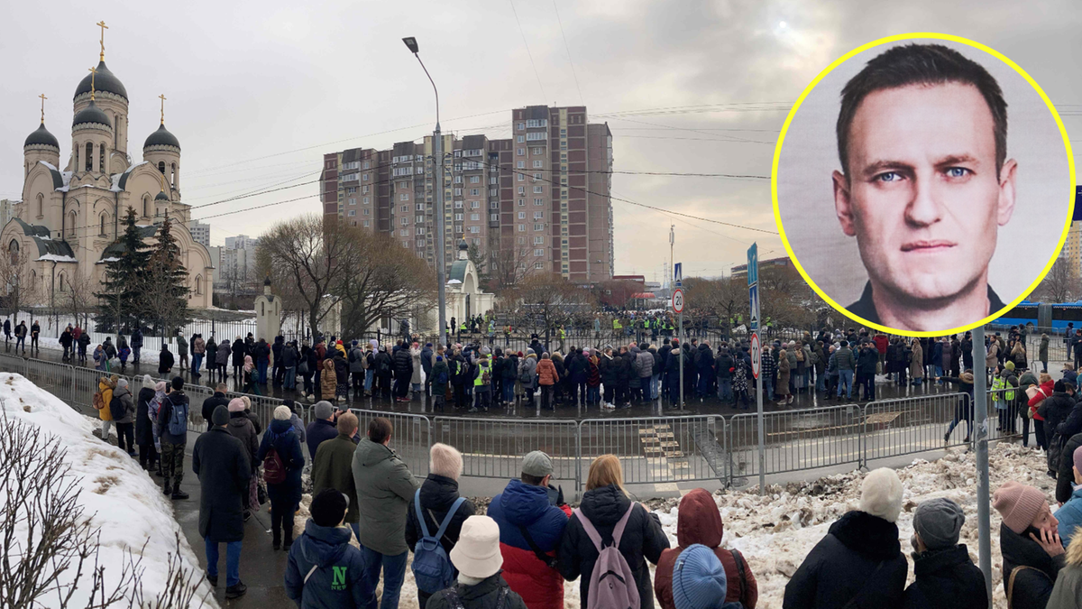 Pogrzeb Aleksieja Nawalnego. Tłumy na ulicach i w internecie