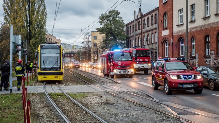  Toruń: kilkanaście osób rannych po zderzeniu trzech tramwajów