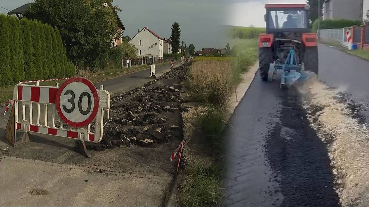 Zaorał nowy asfalt. Decyzja prokuratury ws. rolnika z Gliwic