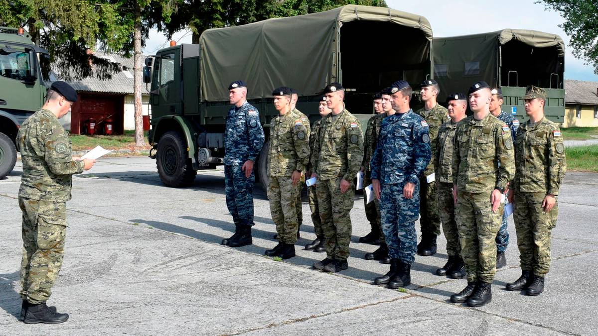 Europe is under pressure.  Croatia implements compulsory military service
