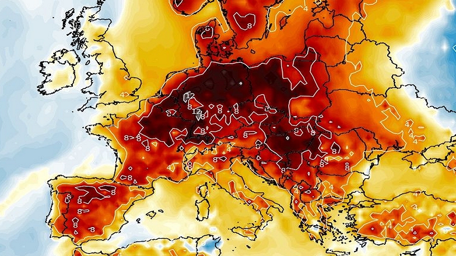 27.08.2019 11:00 Wyjątkowo późna fala upałów rozlała się po Europie. Nawet 40 stopni w cieniu. Padają historyczne rekordy