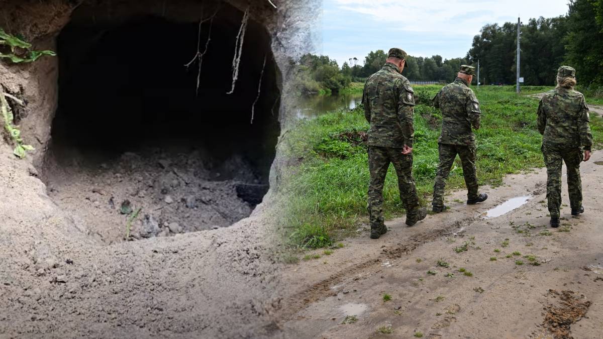 Próbowali przekroczyć granicę tunelem, zostali zawróceni. Akcja Straży Granicznej