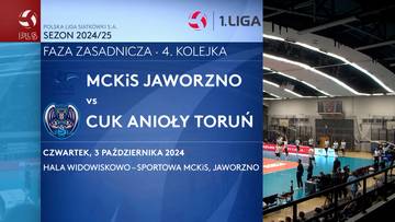 MCKiS Jaworzno – CUK Anioły Toruń. Skrót meczu