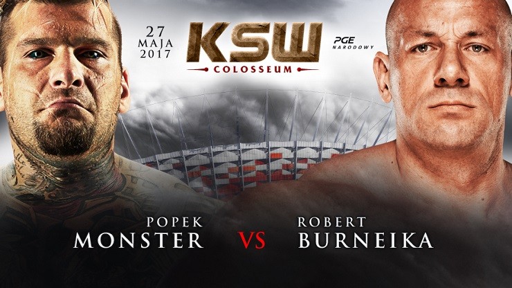 KSW Colosseum: Popek Monster kontra Robert Burneika na PGE Narodowym!