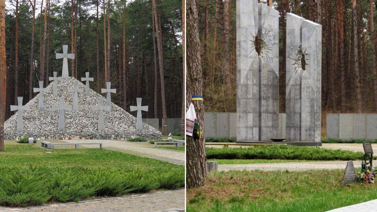 Pożar pod Kijowem. Rosyjska rakieta spadła w pobliżu Polskiego Cmentarza Wojennego