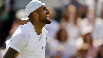 Wimbledon: Kyrgios zwyzywał sędziego i awansował do drugiej rundy