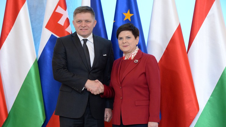 Premierzy państw Grupy Wyszehradzkiej na spotkaniu w Warszawie