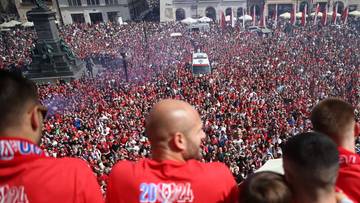 Tak piłkarze i kibice Wisły Kraków świętują zdobycie Pucharu Polski