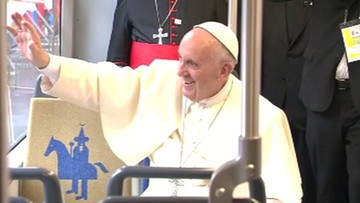 "Tram del Papa" - tak papież dojechał na Błonia