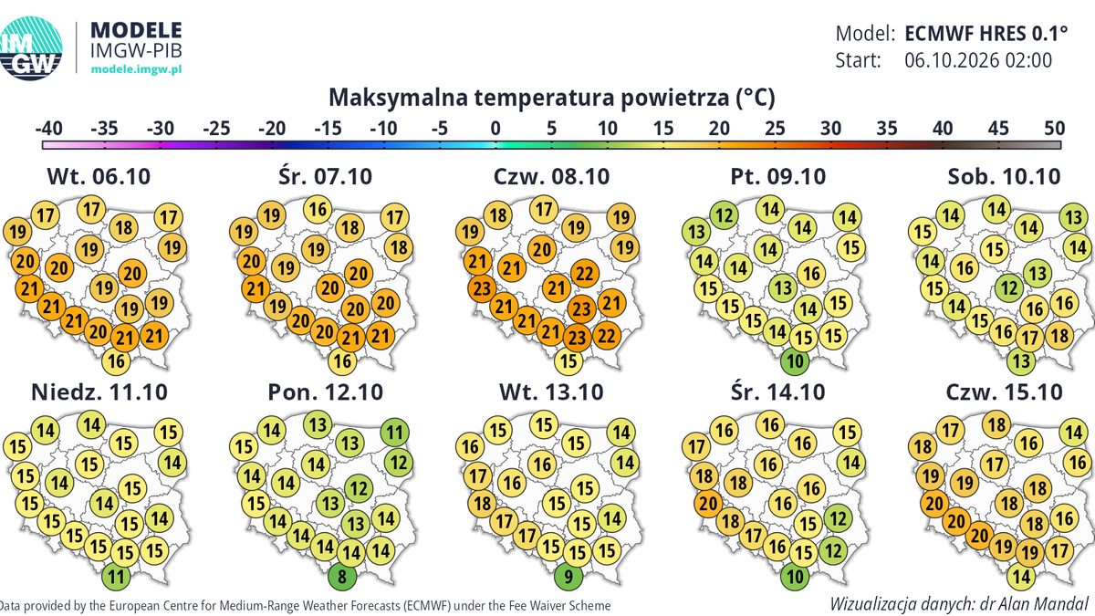 Od piątku czeka nas zdecydowane ochłodzenie w całym kraju - wynika z prognoz IMGW