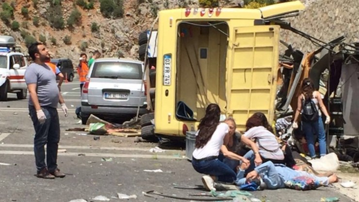 Wypadek autokaru w Turcji. Co najmniej 24 osoby nie żyją