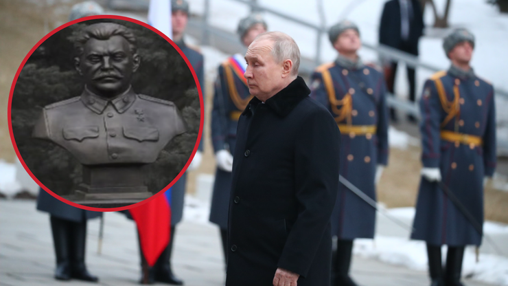 Pomnik Stalina odsłonięty w Rosji. Władimir Putin: Znów mierzymy się z Niemcami