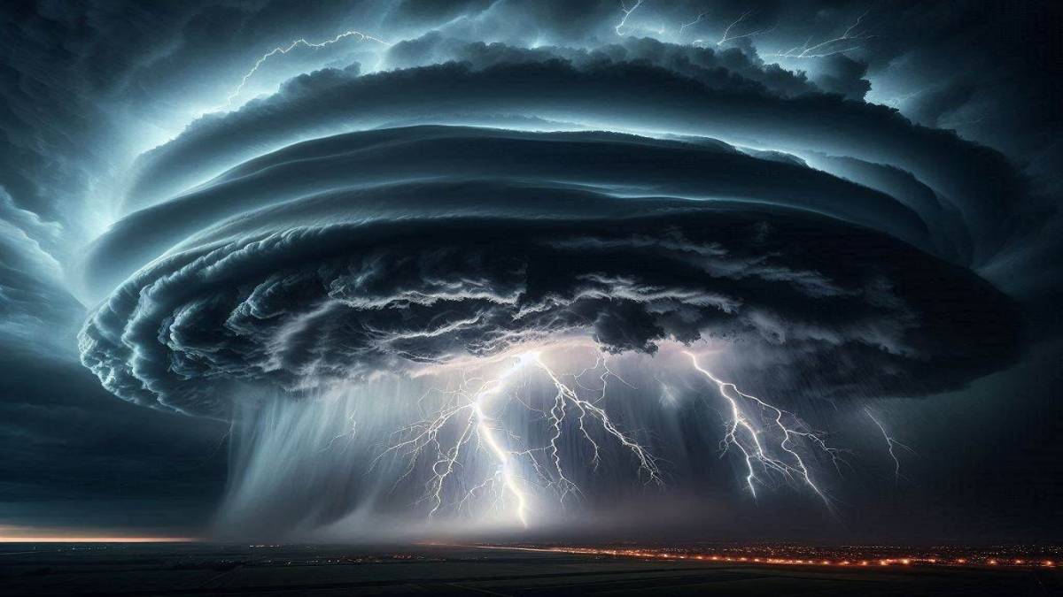 Najpotężniejsza burza w historii. Dziesiątki tysięcy piorunów w kilka minut