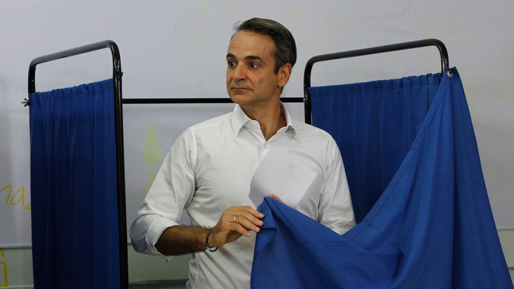 Exit poll: liberalno-konserwatywna Nowa Demokracja wygrała przedterminowe wybory w Grecji