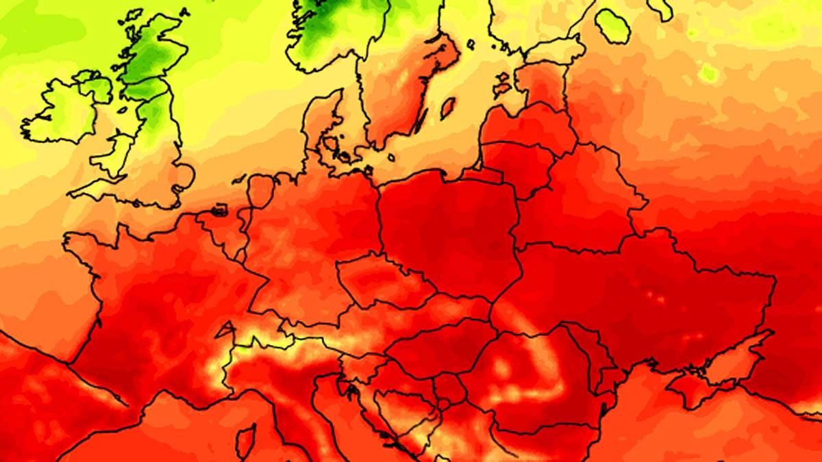 Anomalie temperatury powietrza. Fot. climatereanalyzer.org