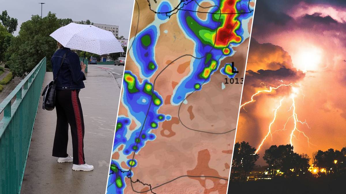 Upał do 40°C w Polsce, potem gwałtowne burze z gradem