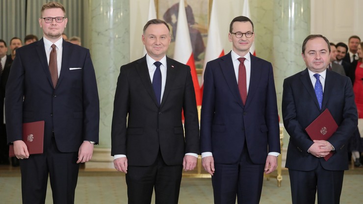 Ministrowie Woś i Szymański objęli resorty środowiska i spraw Unii Europejskiej