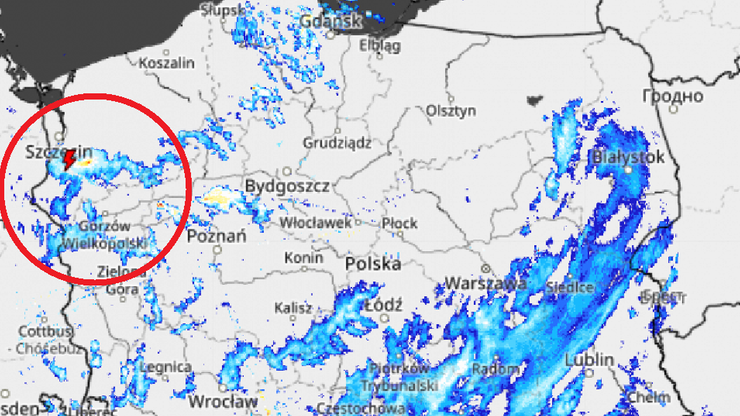 Synoptycy: Burza w styczniu. Wyładowanie zarejestrowane niedaleko Szczecina