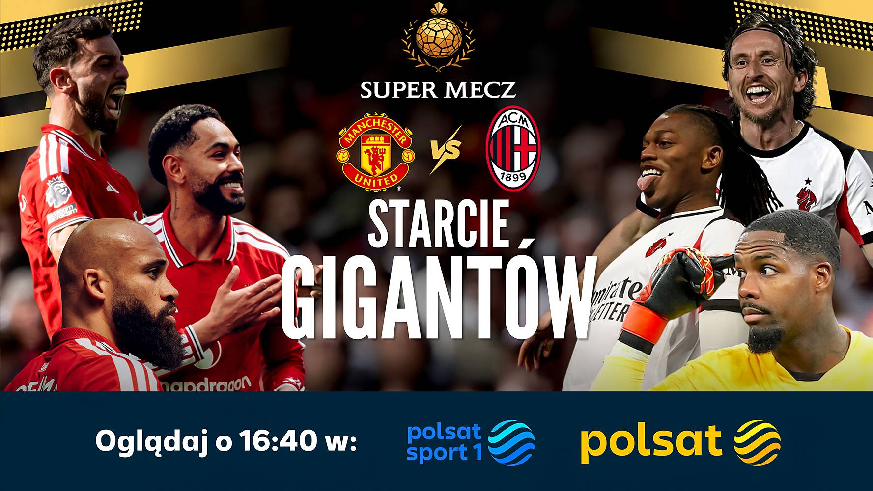 Manchester United - AC Milan. Super Mecz w Telewizji Polsat!