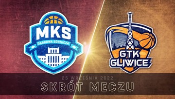 MKS Dąbrowa Górnicza - Tauron GTK Gliwice 88:70. Skrót meczu