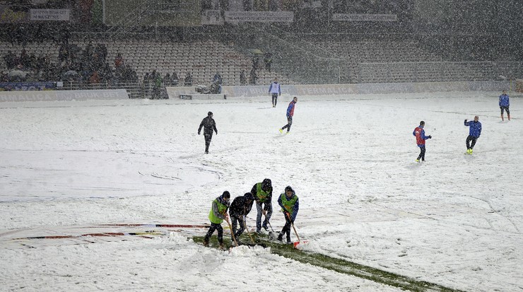 "Pogoda na narty czy sanki, a nie do grania w piłkę". Mecz w Niecieczy przełożony