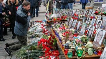 Druga rocznica "krwawego czwartku" na Majdanie. Tego dnia zginęło prawie 80 osób