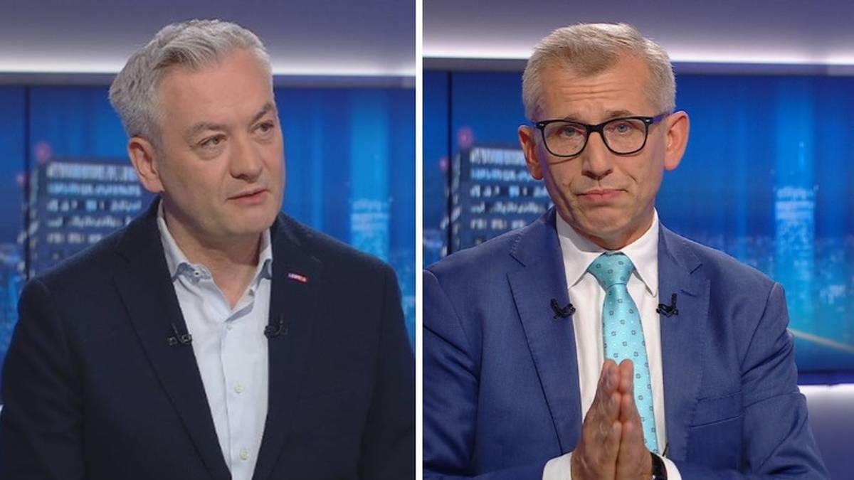 Robert Biedroń i Krzysztof Kwiatkowski w programie "Gość Wydarzeń"