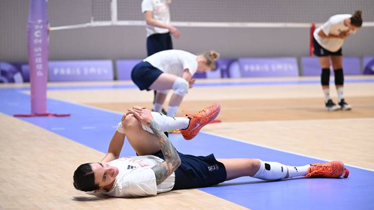 Trening reprezentacji Polski siatkarek