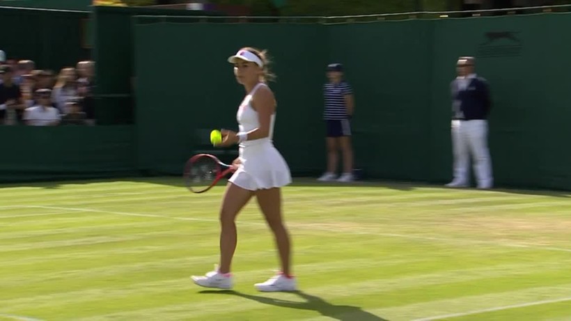 Wimbledon: Irina Bara - Chloe Paquet. Rumunka wygrała w dwóch setach