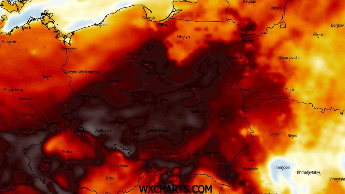 Ciepłe powietrze w weekend dotrze do dużej części Polski