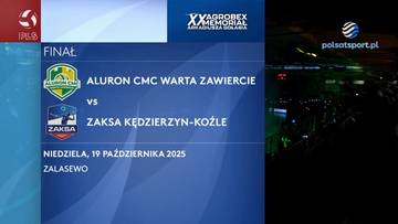 ZAKSA Kędzierzyn-Koźle - Aluron CMC Warta Zawiercie. Skrót meczu
