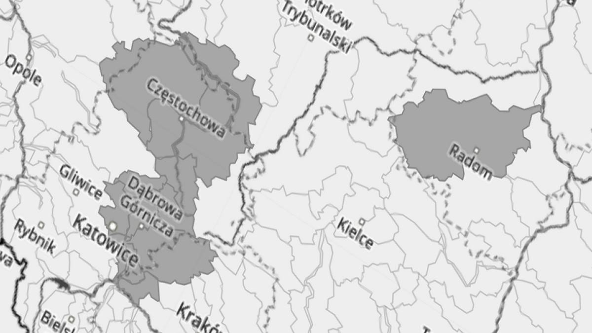 Obszary suszy hydrologicznej. Fot. IMGW.