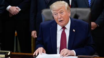 Pilot próbował rozbić samolot do Izraela? Ujawniono reakcję Trumpa
