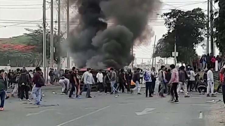 Peru. Gwałtowne zamieszki w całym kraju. Zwolennicy byłego szefa rządu chcą jego zwolnienia