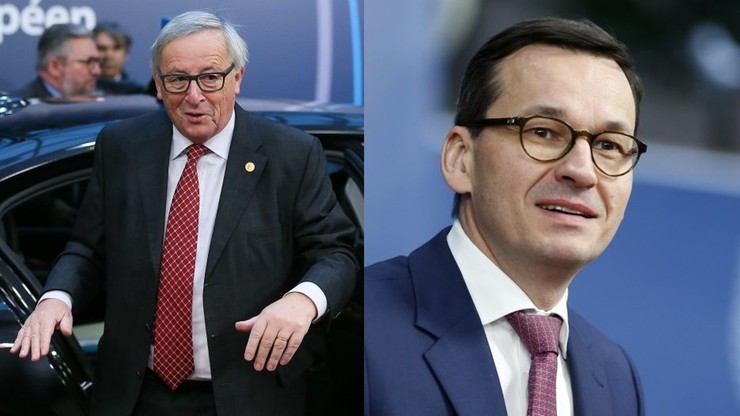 Juncker zaprosił Morawieckiego na kolację. Do spotkania dojdzie w styczniu przyszłego roku