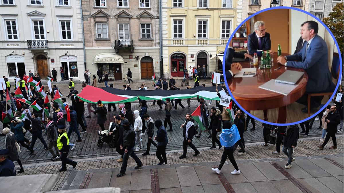 Warszawa: Skandaliczny transparent na proteście. Ambasador Izraela chce "natychmiastowych działań"