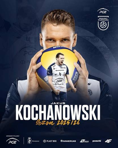 PGE Projekt Warszawa - skład na nowy sezon 2025/2026. Siatkarze, trener, transfery