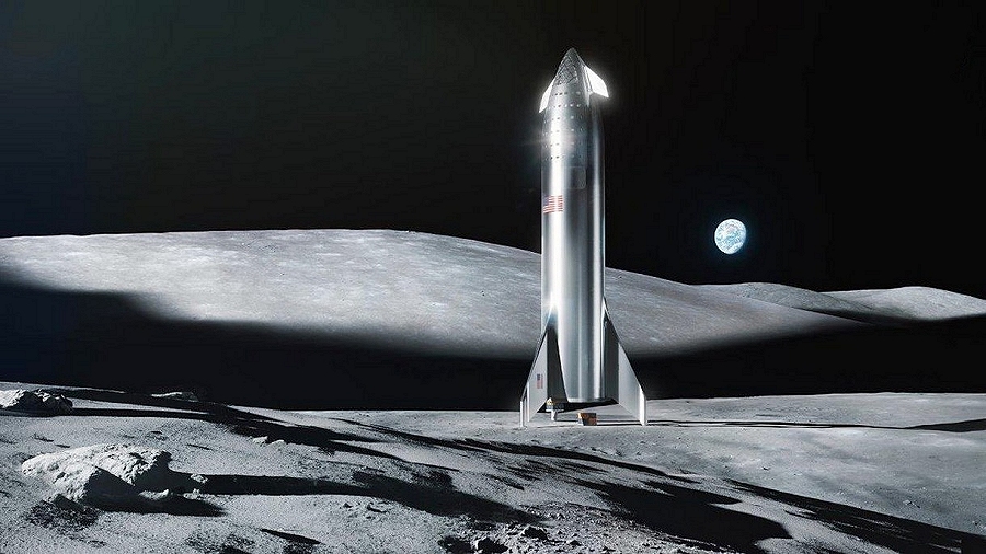 19.07.2019 08:00 Elon Musk zapowiedział, że Starship wyląduje na Księżycu już w 2021 roku