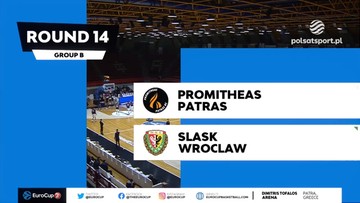 Promitheas Patras - Śląsk Wrocław 90:66. Skrót meczu