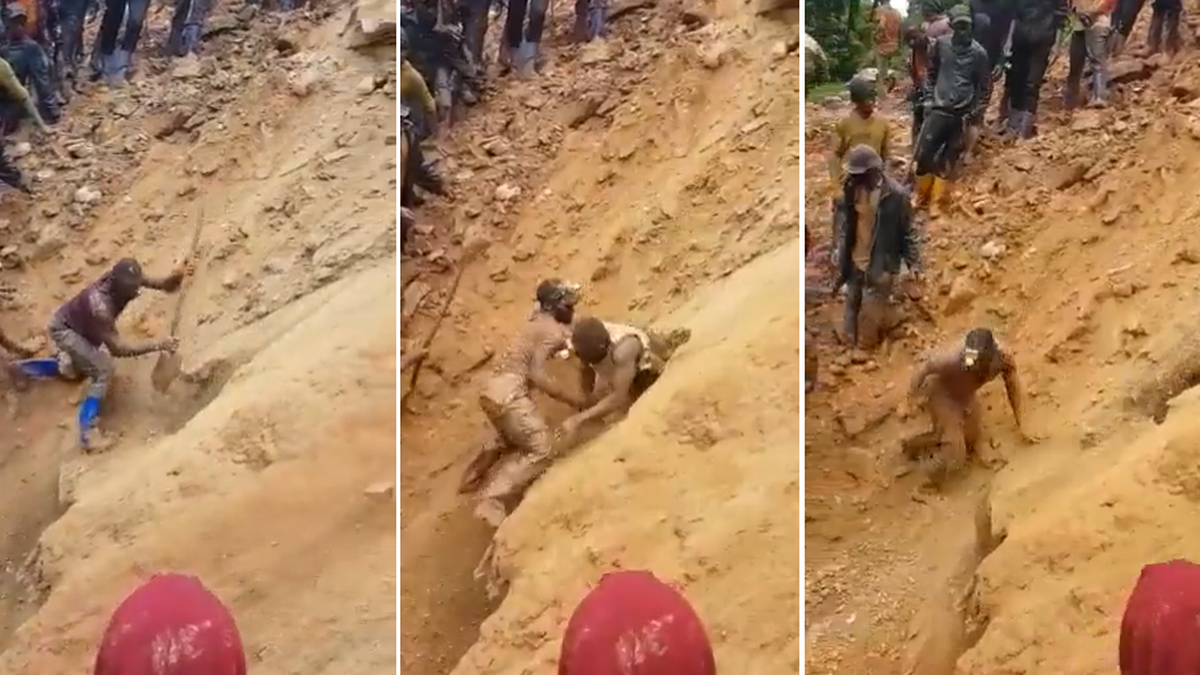 Demokratyczna Republika Konga: Wypadek w kopalni złota. Górników odkopywano gołymi rękami