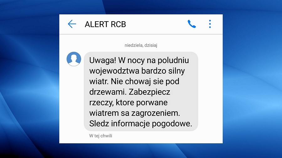 Miliony Polaków otrzymały SMSy z ostrzeżeniami