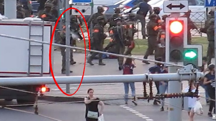 Białoruś: Nasza Niwa opublikowała nagranie z postrzelenia swojej dziennikarki