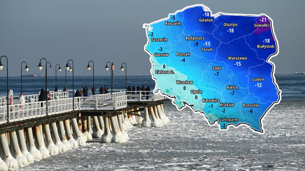 Arktyczny mróz wraca do Polski. niedługo na termometrach choćby -20 stopni