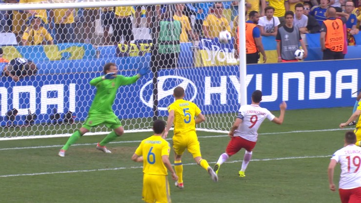 Polska - Ukraina: Milik i Lewandowski spudłowali na początku meczu! (WIDEO)