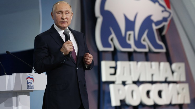 Partia Jedna Rosja udzieliła poparcia Putinowi w wyborach prezydenckich