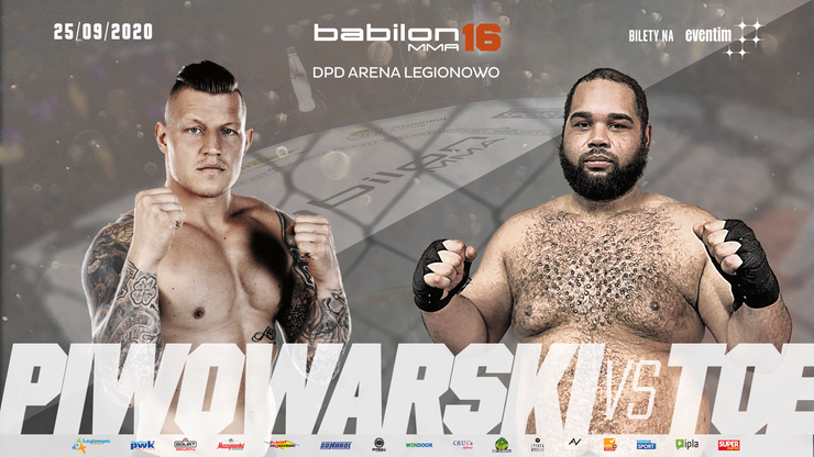 Babilon MMA 16: Michał Piwowarski zmierzy się z Filipem Toe w wadze ciężkiej