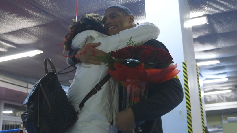 Ihosvany Garcia i jego żona spotkali się po roku rozłąki