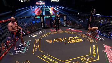 Odklepał tuż po rozpoczęciu walki! Absurdalna sytuacja na Babilon MMA (WIDEO)